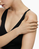 Modern Renaissance® Band Ring in 18K Yellow Gold with Diamonds and Rubies, 4mm